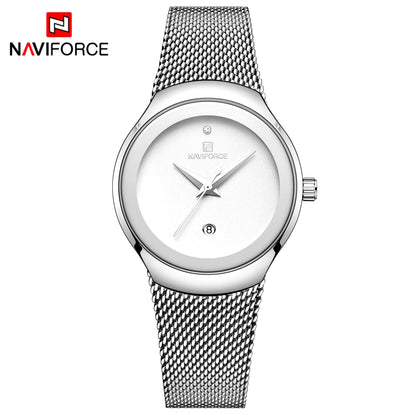 Watch Women Fashion Dress Quartz Watches Lady Stainless Steel Waterproof Wristwatch Simple Girl Clock Relogio Feminino