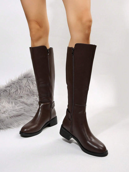 Thigh High Boots for Women 2024 Spring Autumn New Arrivals Winter Plush over the Knee Boots Petite Size