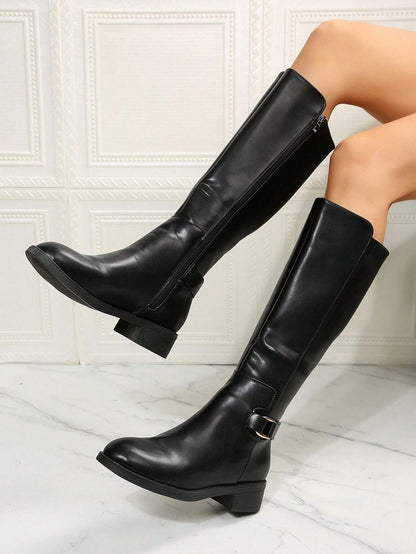 Thigh High Boots for Women 2024 Spring Autumn New Arrivals Winter Plush over the Knee Boots Petite Size