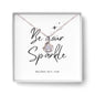 Round Knot Pendant Necklace with Cubic Zirconia