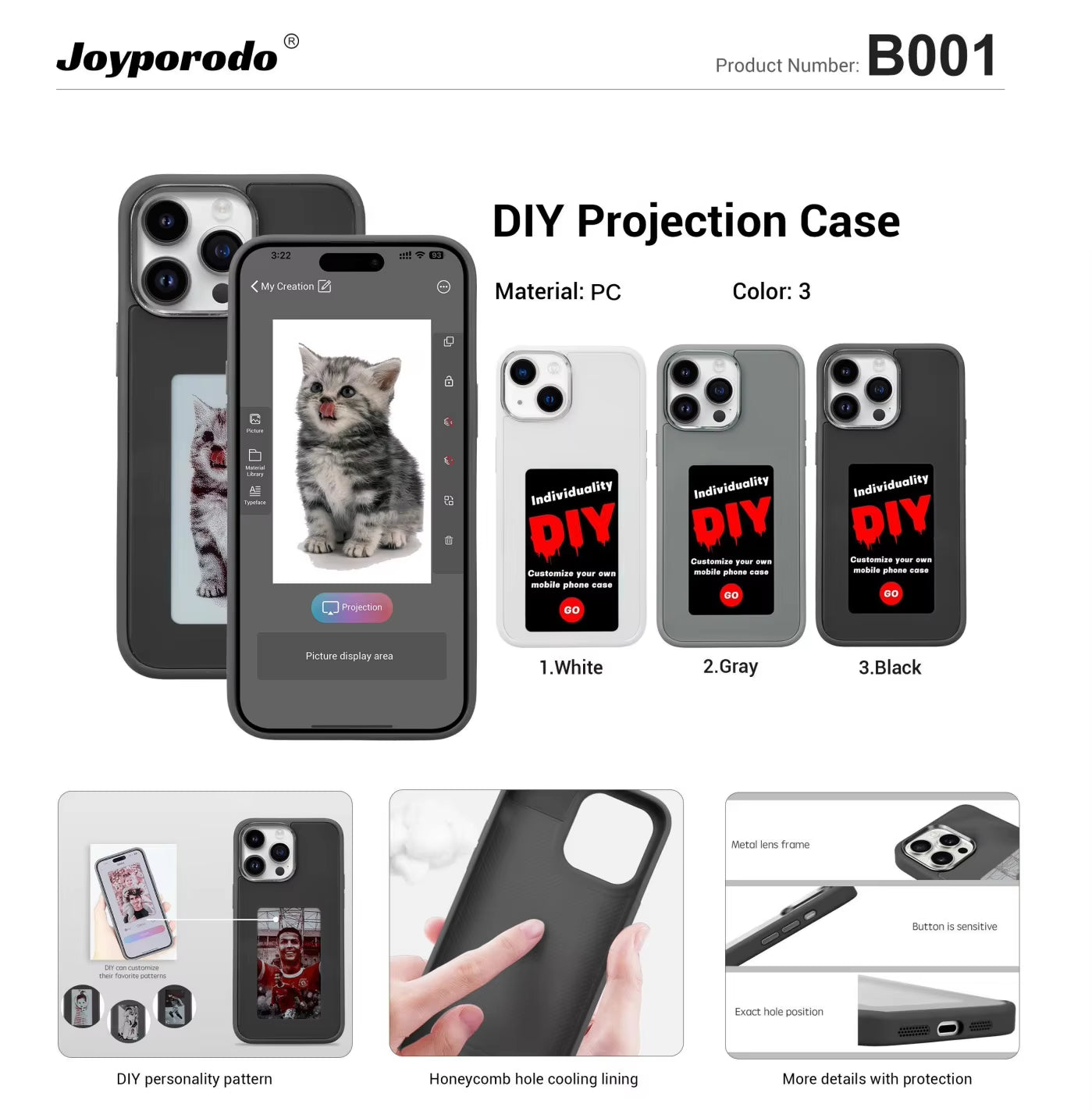NFC Phone Case Wholesale LED Smart E Ink Screen Phone Cases PC Cover for Iphone NFC 12 13 14 15 Pro Max DIY Phone Display Case