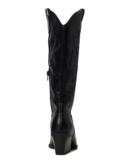 Women'S Embroidered Tall Western Boots, Sizes 6-11