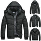 Winter Coats for Men Jackets for Men Men'S Mountain Waterproof Ski Snow Jacket Winter Windproof Rain Jacket Slim Fit Lightweight Sportswear Jacket Outwear Black 3XL