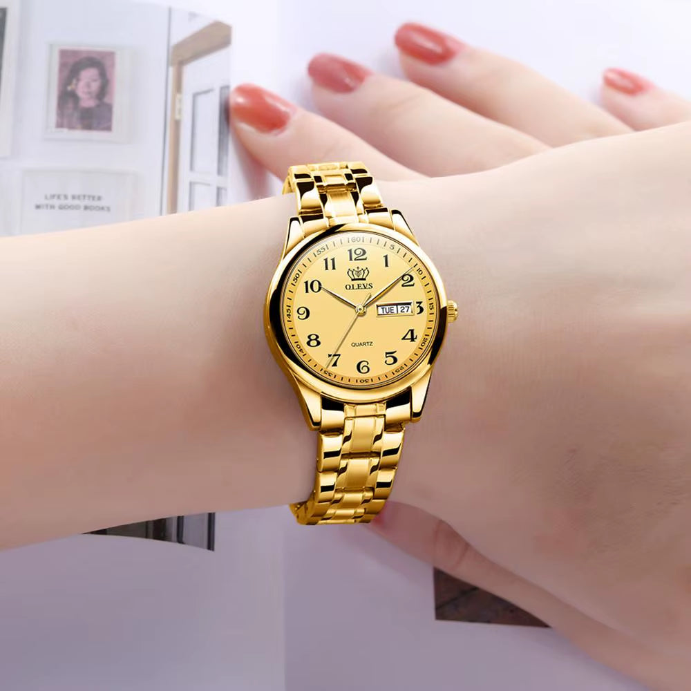 Women'S Wrist Watch Original Luxury Watches for Ladies Waterproof Stainless Steel Quartz Woman Wristwatch Gold 2022 Trend