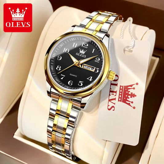 5567 Women'S Watch Original Luxury Brand Stainless Steel Waterproof Quartz Women'S Watch Elegant Date Zhou Women'S Watches