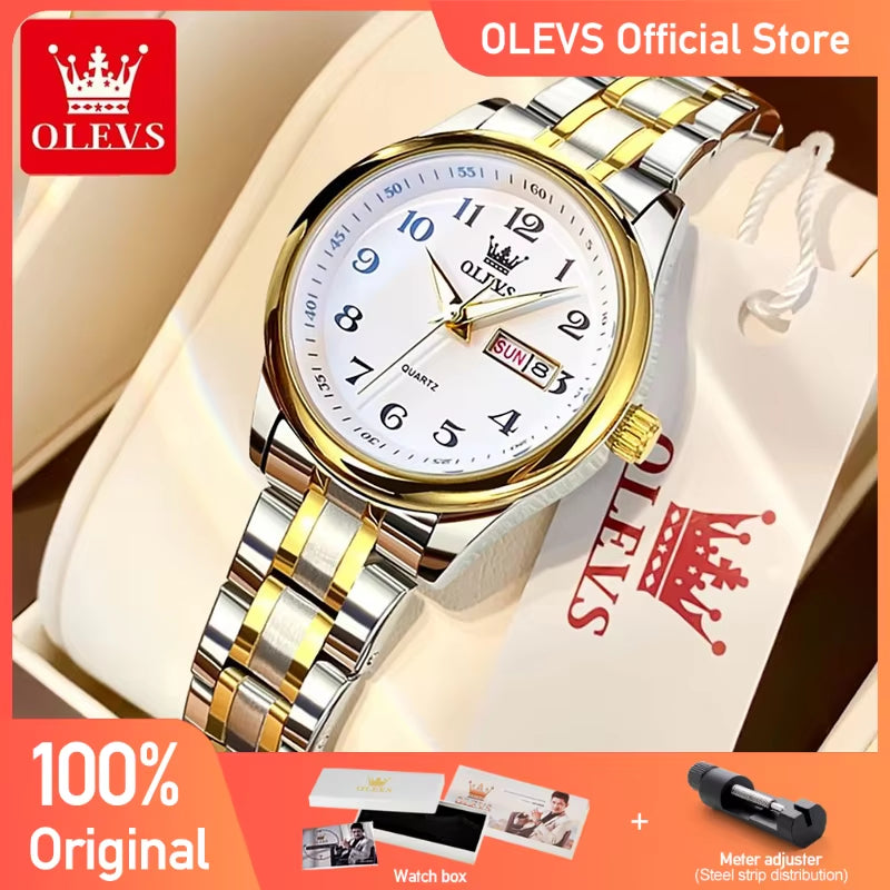 Women'S Wrist Watch Original Luxury Watches for Ladies Waterproof Stainless Steel Quartz Woman Wristwatch Gold 2022 Trend