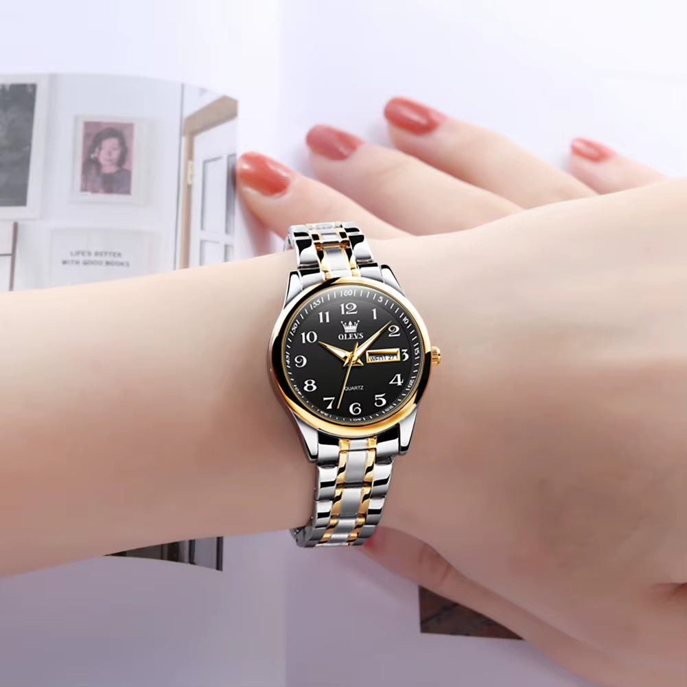Women'S Wrist Watch Original Luxury Watches for Ladies Waterproof Stainless Steel Quartz Woman Wristwatch Gold 2022 Trend