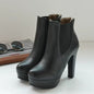 Fashion Women'S Ankle Boots Platform Sexy High Heels Short Boot for Women Black White Heels Party Shoes Ladies Large Size 48 50