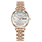 Women Watch Stainless Steel Mesh Rose Gold Simple Waterproof Luminous Ladies Watches Luxury Quartz Elegant