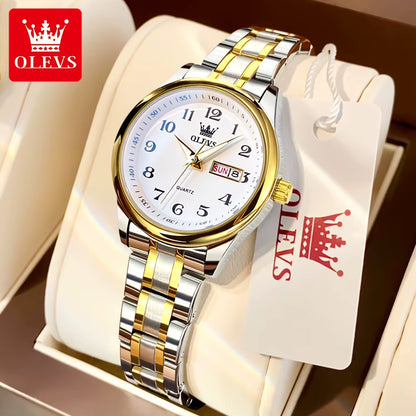 5567 Women'S Watch Original Luxury Brand Stainless Steel Waterproof Quartz Women'S Watch Elegant Date Zhou Women'S Watches