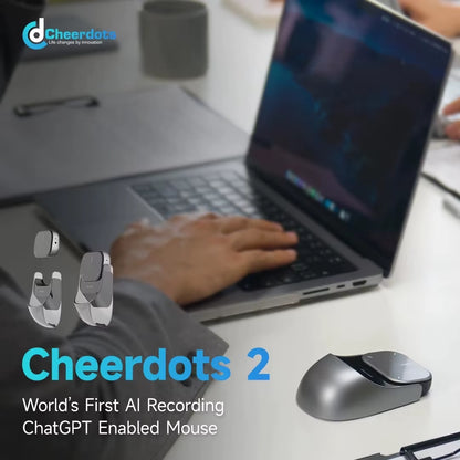 Cheerdots 2 Detachable Air Mouse Wireless Touchpad All-In-One Pocket Enabled Mouse Customized Gaming Mouse